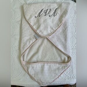RH Hooded Baby Towel personalized with “AVA”